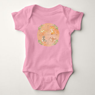 Kleine Ontdekkingsreiziger Moeder & Baby Dieren Ba Romper
