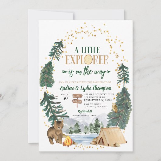 Kleine Ontdekkingsreiziger op de manier waarop de  Kaart (Voorkant)