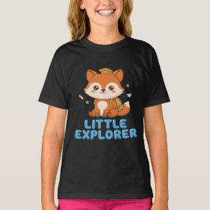 Kleine Ontdekkingsreiziger Schattige Vos met Rugza T-shirt