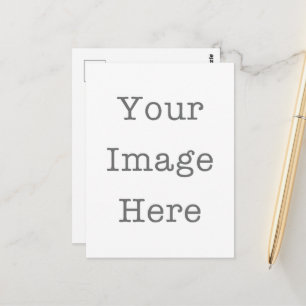 Kleine op maat gemaakte bedankkaartjes met foto –  briefkaart