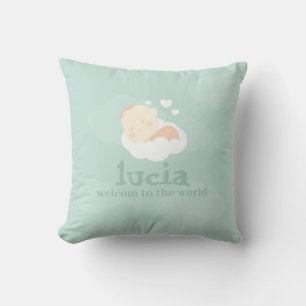 Kleine op wolk kussen, Nieuwe baby dek kussen