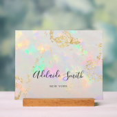 Kleine opaal achtergrond acryl bord (Neutraal)