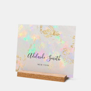 Kleine opaal achtergrond acryl bord