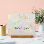 Kleine opaal achtergrond acryl bord (Huwelijk)