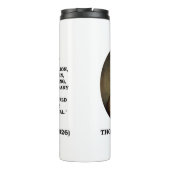 Kleine opstand nu, dan een goede jefferson thermosbeker (Achterkant)