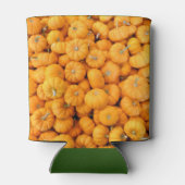 Kleine Oranje Herfst Harvest Pumpkins Blikjeskoeler (Achterkant)