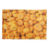 Kleine Oranje Herfst Harvest Pumpkins Kussensloop (Achterkant)