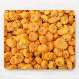 Kleine Oranje Herfst Harvest Pumpkins Muismat