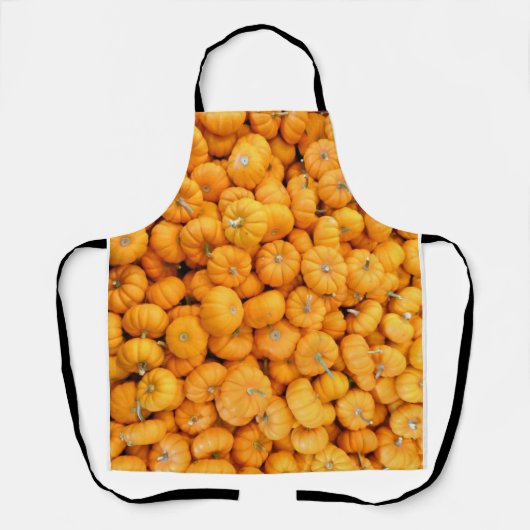 Kleine Oranje Herfst Harvest Pumpkins Schort (Voorkant)