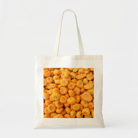 Kleine Oranje Herfst Harvest Pumpkins Tote Bag (Voorkant)