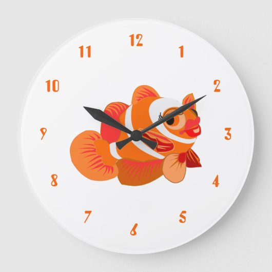 Kleine Oranje vis - Grote Klok (Voorkant)
