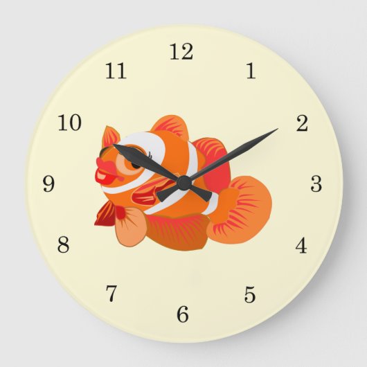 Kleine Oranje vis Grote Klok (Voorkant)