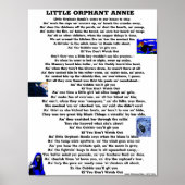 KLEINE ORFANT ANNIE POEM-POSTER POSTER (Voorkant)