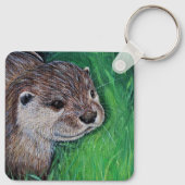 Kleine Otter-Sleutelhanger Sleutelhanger (Achterkant)