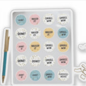 Kleine overwinningen" Stickers: vier je dagelijkse Sticker (Voorkant)