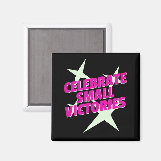 Kleine Overwinningen Vieren Magneet (Voorkant / Achterkant)