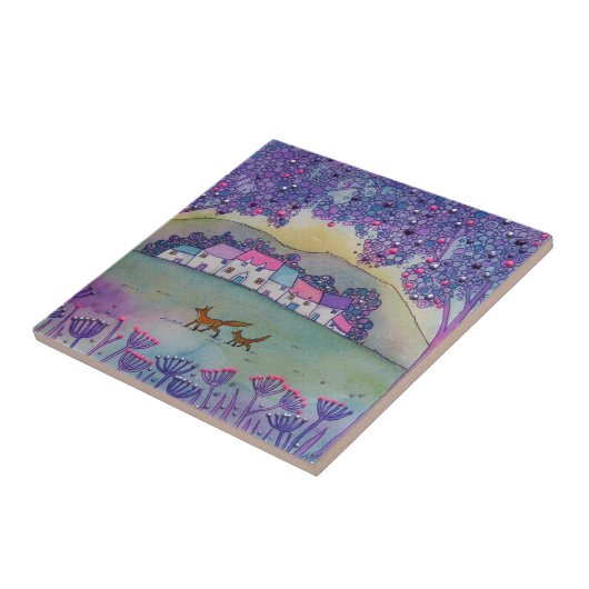 Kleine oxen tegeltje (Zijkant)