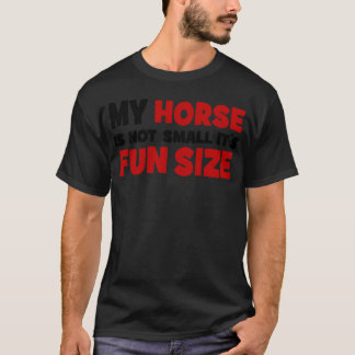 Kleine paard retro t-shirt
