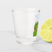 Kleine paarden ontwerpen voor kinderen shot glas (Links)