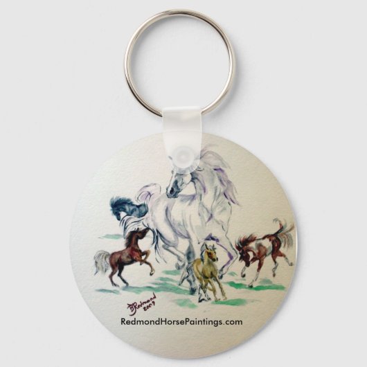 Kleine paarden sleutelhanger (Voorkant)