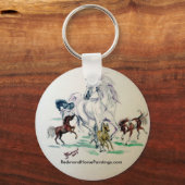 Kleine paarden sleutelhanger (Voorkant)
