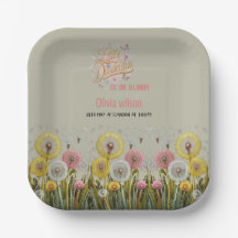 Kleine paardenbloem is in bloei baby shower