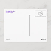 Kleine Paarse gekleurde mozaïekBriefkaart Briefkaart (Achterkant)