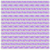 Kleine Paarse Narrow Borders Sticker (Voorkant)