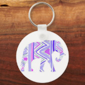  kleine Paarse olifant Sleutelhanger (Voorkant)