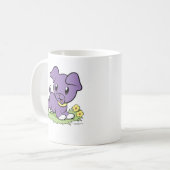 Kleine Paarse Puppymok Koffiemok (Voorkant links)