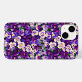 Kleine Paarse Viooltjes Hoesje (Achterkant (horizontaal))