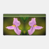 Kleine Paarse Wilde Orchidee Bloem Aangepast Bureaumat (Voorkant)