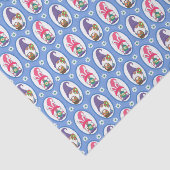 Kleine paasgnomen tissuepapier (Detail)