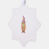 Kleine paaskabouter ornament kaart (Links)