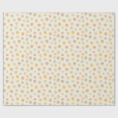 Kleine paaskeien op crème - patroon. cadeaupapier (Vlak)