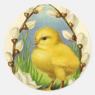 Kleine paaskuiken Stickers