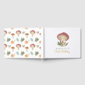 Kleine paddenstoel Baby shower Guest Book Gastenboek (Volledig)