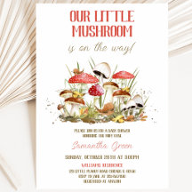 Kleine Paddenstoel Baby Shower