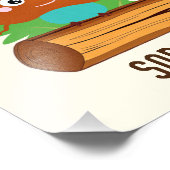 Kleine paddenstoel foto afdruk (Hoek)