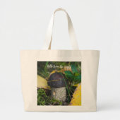 Kleine paddenstoel grote tote bag (Voorkant)