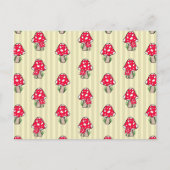 Kleine paddenstoel illustratie briefkaart (Voorkant)