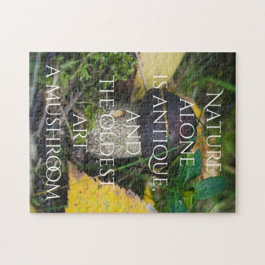 Kleine paddenstoel legpuzzel (Horizontaal)