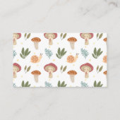 Kleine paddenstoel luierraffle-behuizing informatiekaartje (Achterkant)