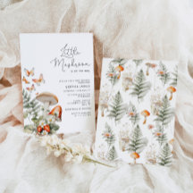 Kleine paddenstoel minimaal baby shower