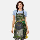 Kleine paddenstoel schort (Gedragen)