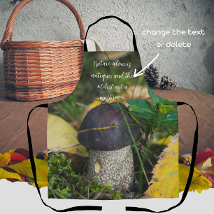 Kleine paddenstoel schort