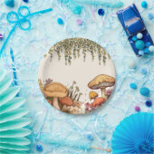 Kleine paddenstoel thema papieren bordje (Feest)