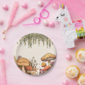 Kleine paddenstoel thema papieren bordje (Feest)