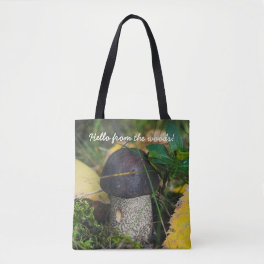 Kleine paddenstoel tote bag (Voorkant)
