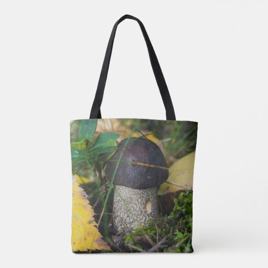 Kleine paddenstoel tote bag (Achterkant)